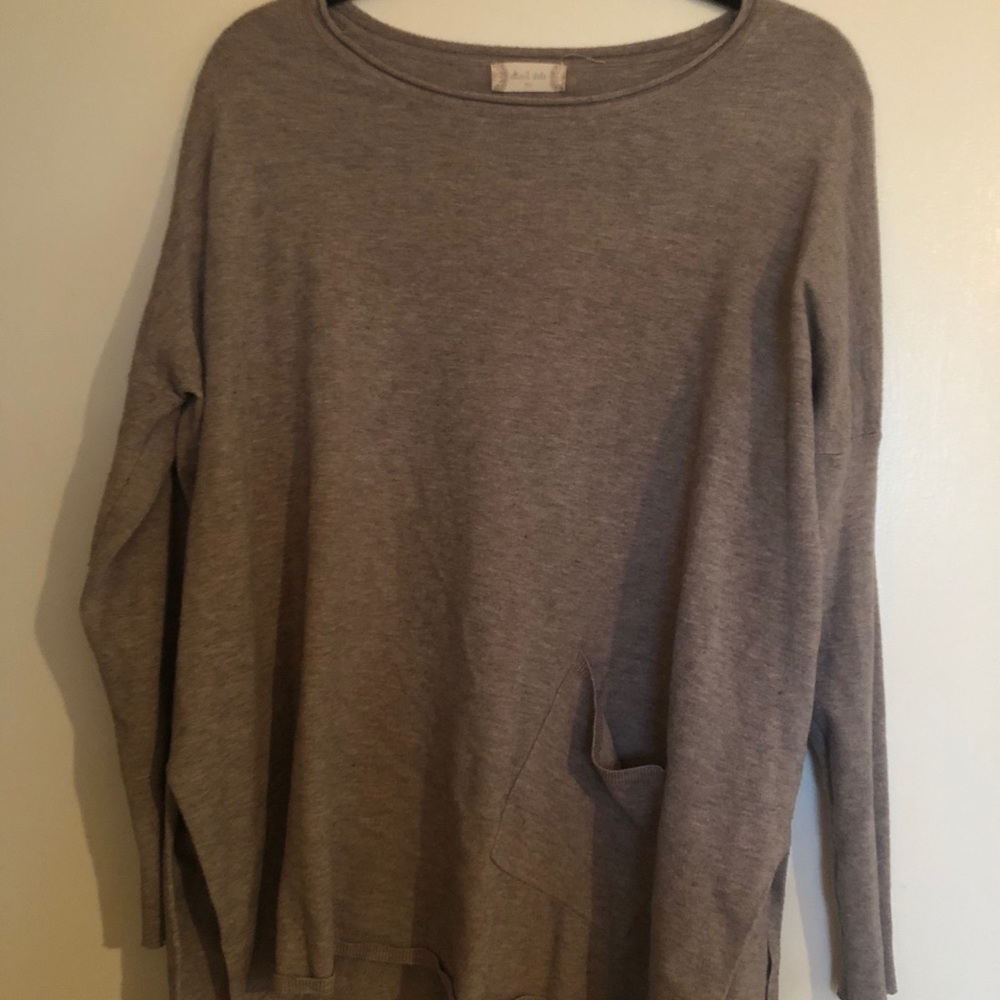 Altar’d State Long Sleeve Tan Top - M/L